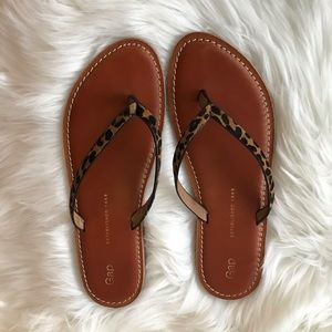 Gap animal print flats sandals
